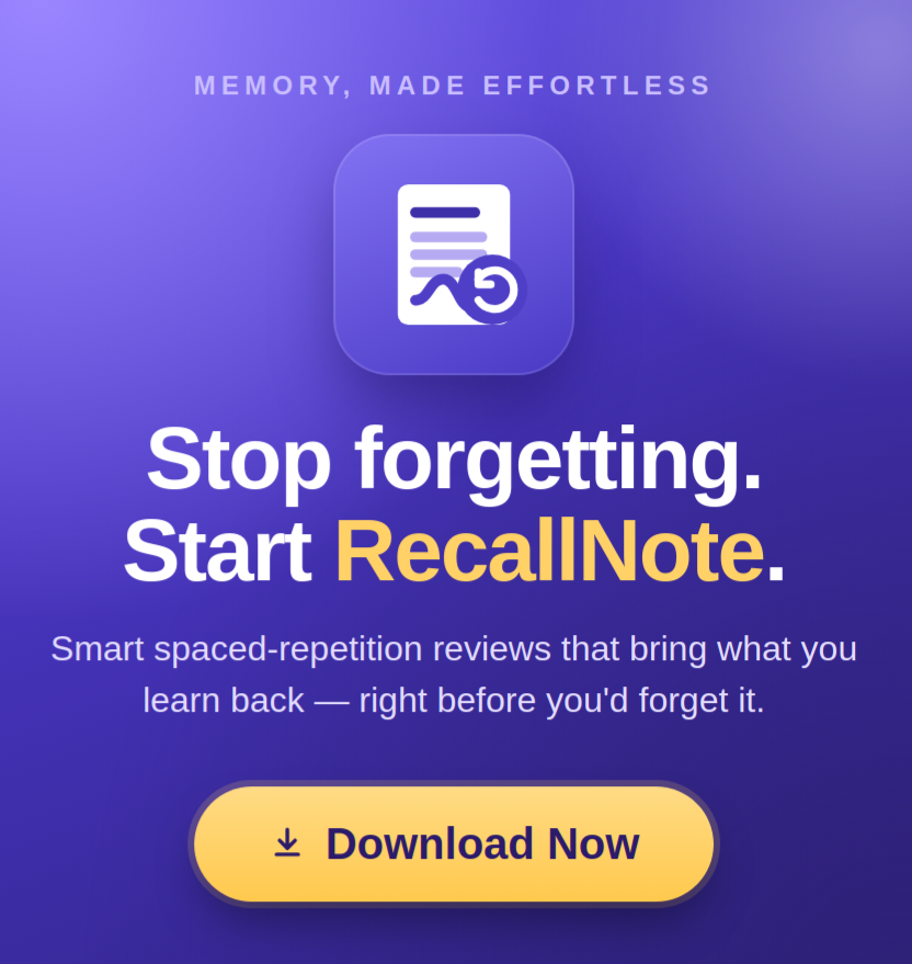 RecallNote